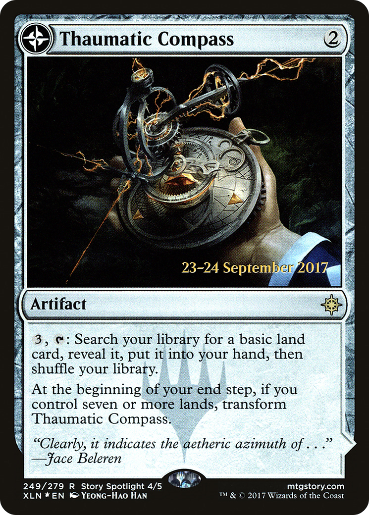 Thaumatic Compass (PRE-249) - Ixalan Promos: (compasslanddfc) Foil