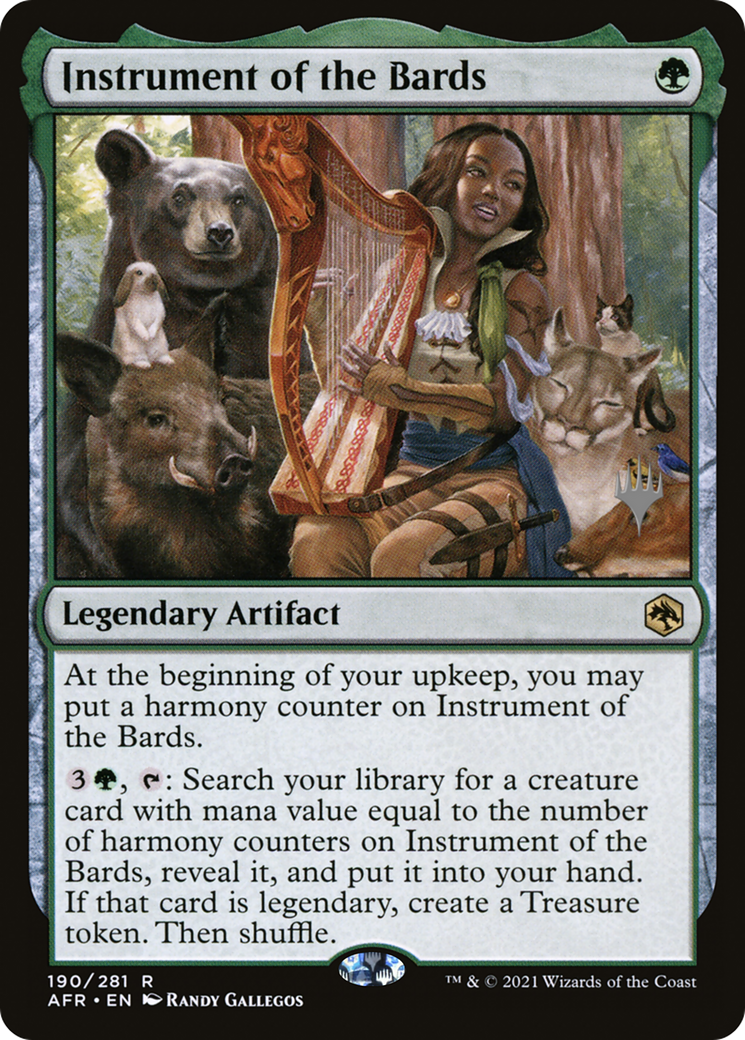 Instrument of the Bards (PPAFR-190) - Adventures in the Forgotten Realms Promos