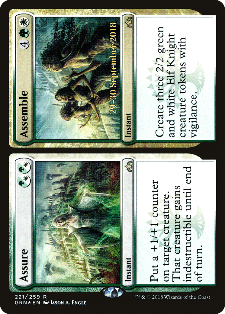 Assure // Assemble (PRE-221) - Guilds of Ravnica Promos Foil