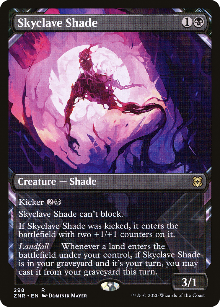 Skyclave Shade (Showcase) (ZNR-298) - Zendikar Rising: (Showcase) Foil