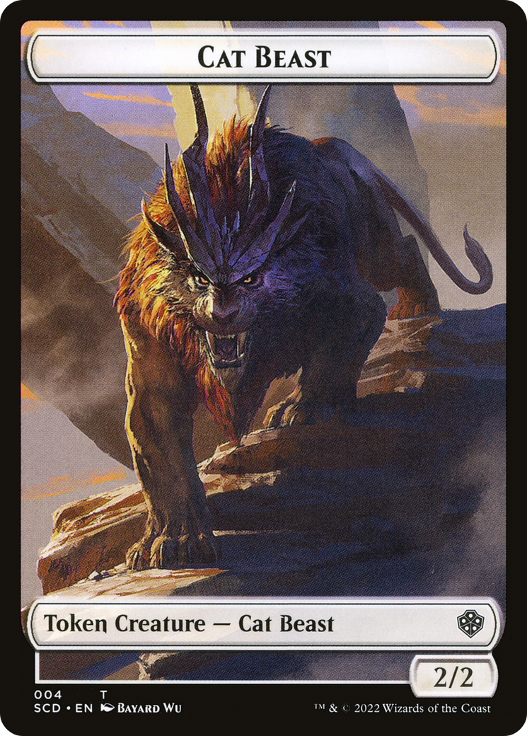 Cat Beast (TSCD-004) - Starter Commander Deck Tokens Foil