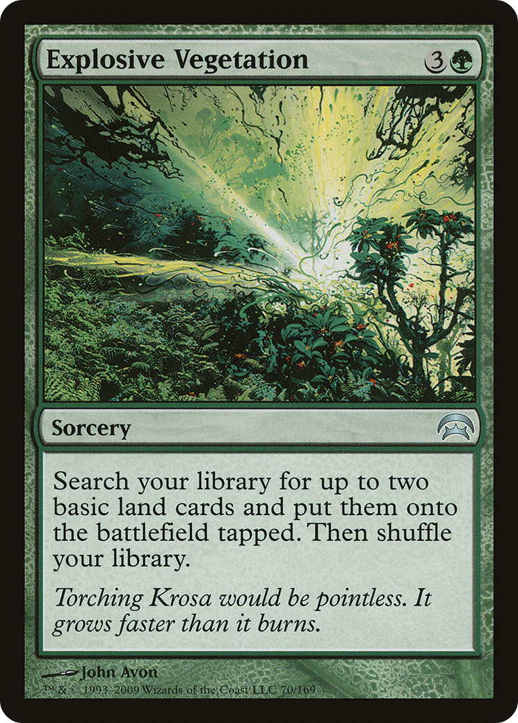 Explosive Vegetation (HOP-070) - Planechase