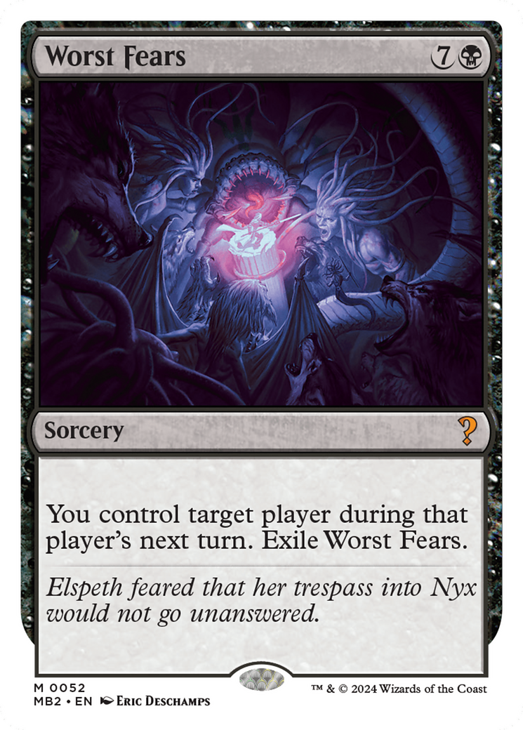 Worst Fears (White Border) (MB2-052) - Mystery Booster 2