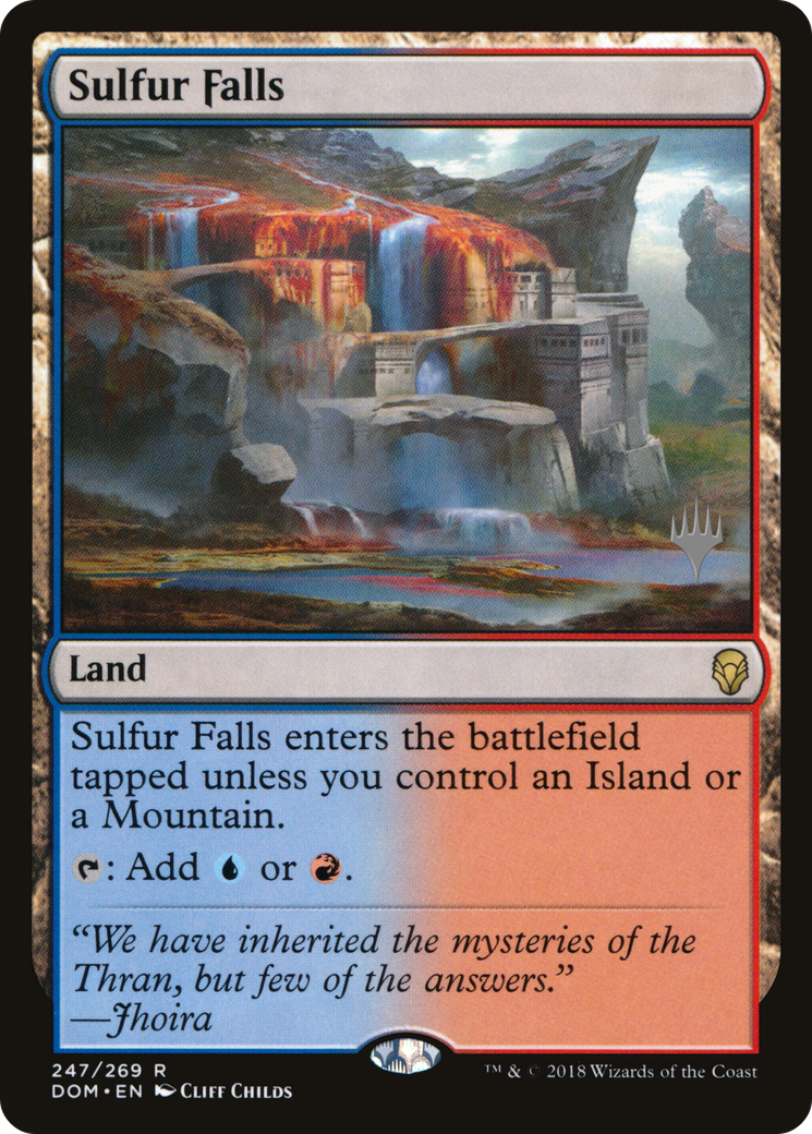 Sulfur Falls (PPM20-247) - Dominaria Promos Foil