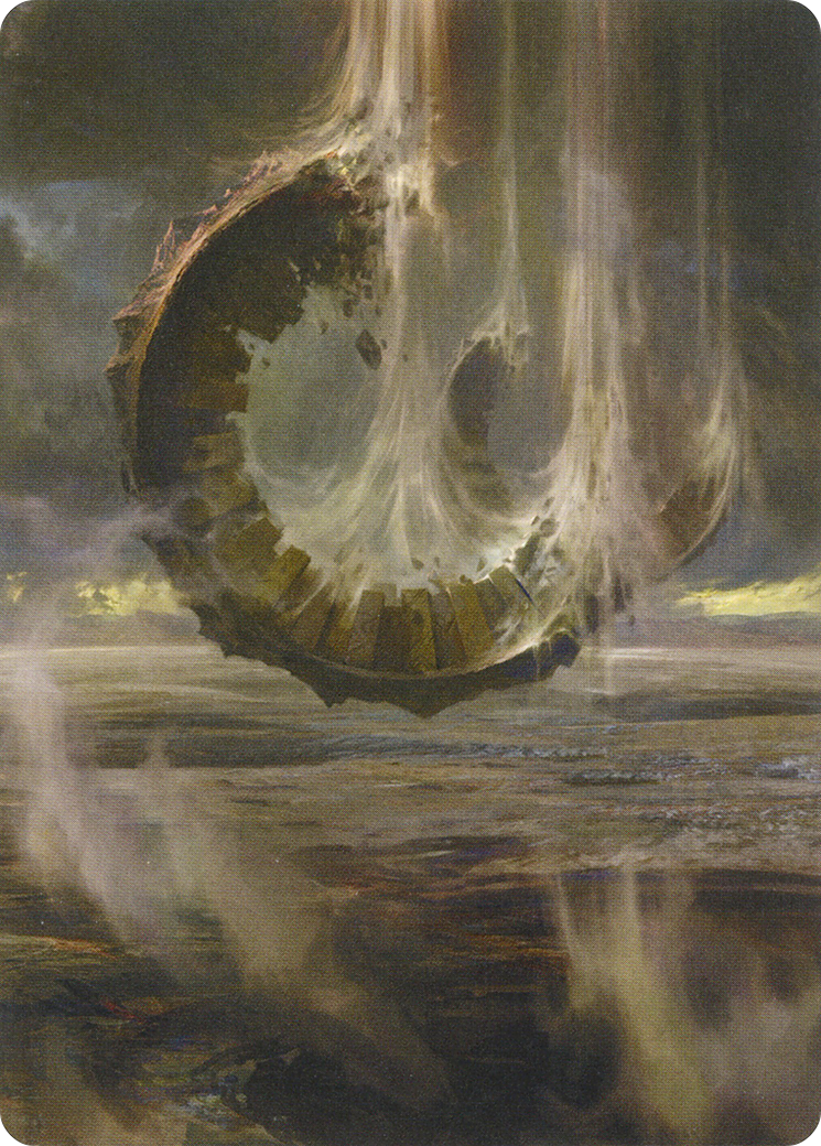 Wasteland // Wasteland (AZNR-036) - Zendikar Rising Art Series (Borderless) Foil
