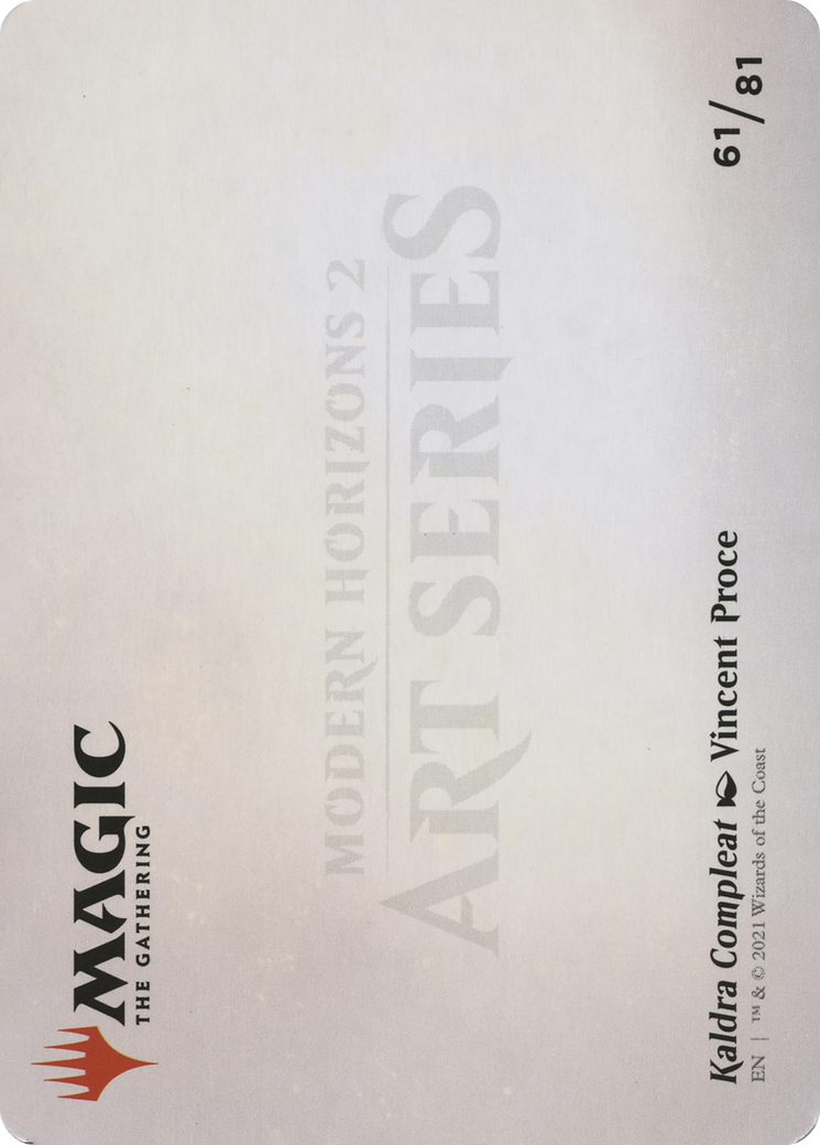 Kaldra Compleat // Kaldra Compleat (AMH2-061) - Modern Horizons 2 Art Series (Borderless) Foil