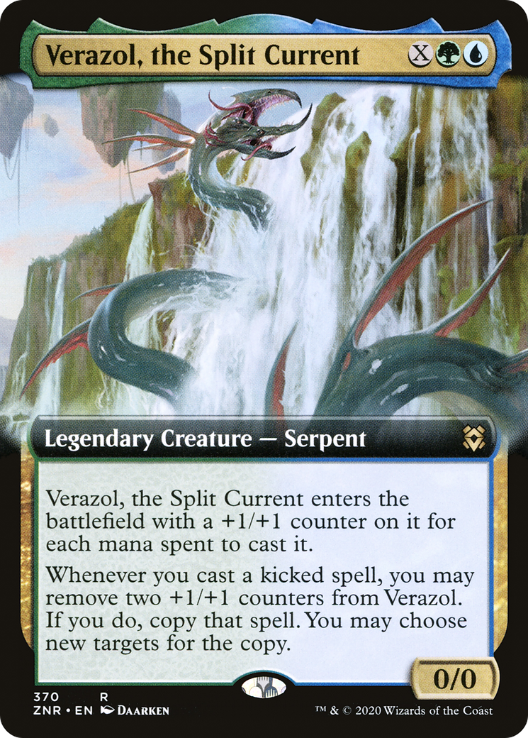 Verazol, the Split Current (Extended Art) (ZNR-370) - Zendikar Rising: (Extended Art)