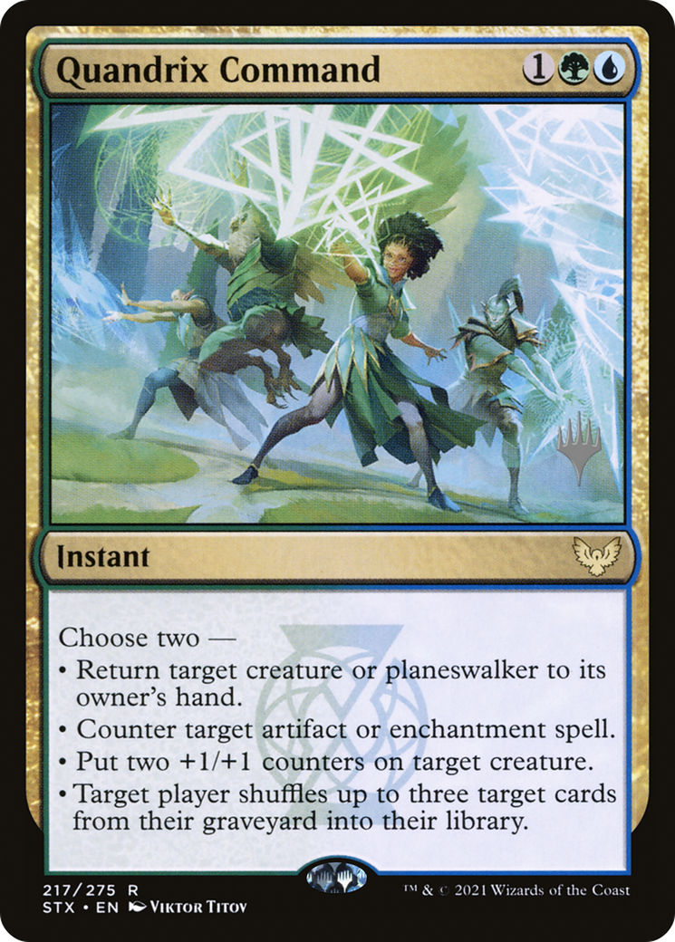 Quandrix Command (PPSTX-217) - Strixhaven: School of Mages Promos Foil