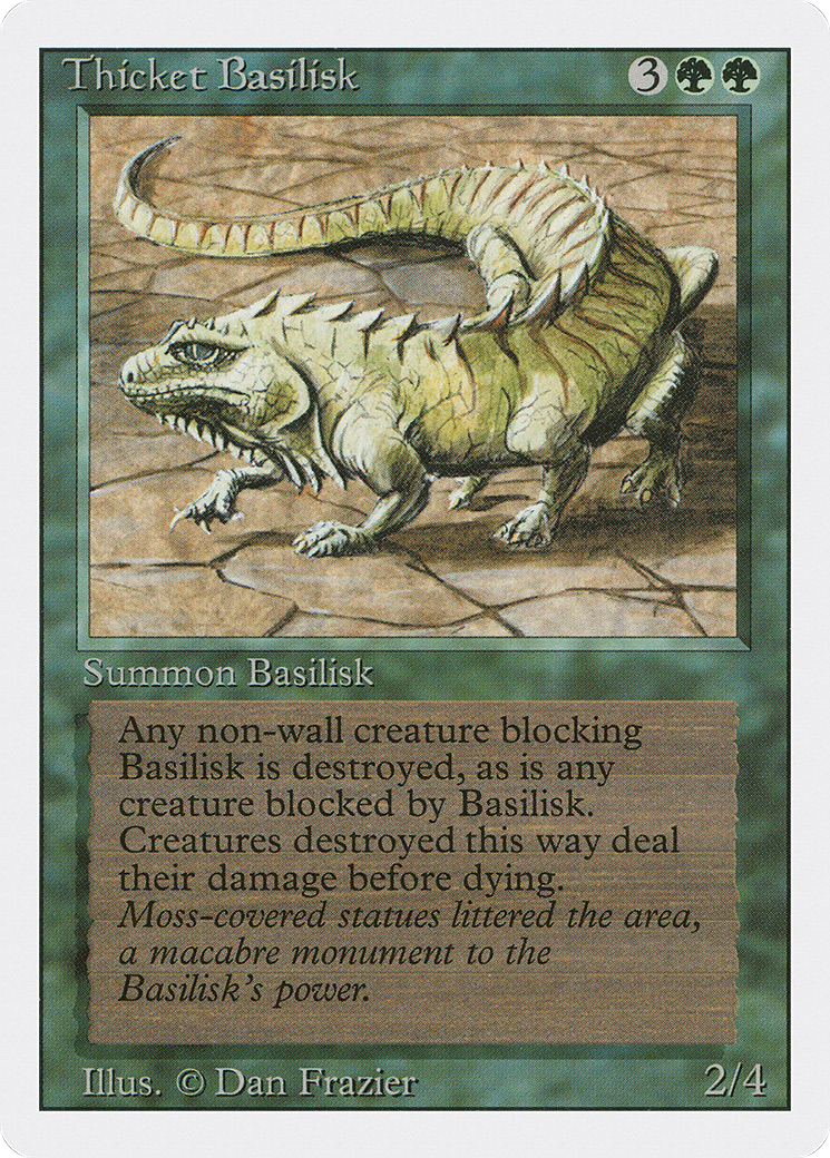 Thicket Basilisk (3ED-) - Revised Edition