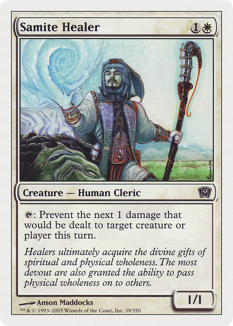 Samite Healer (9ED-039) - 9th Edition Foil