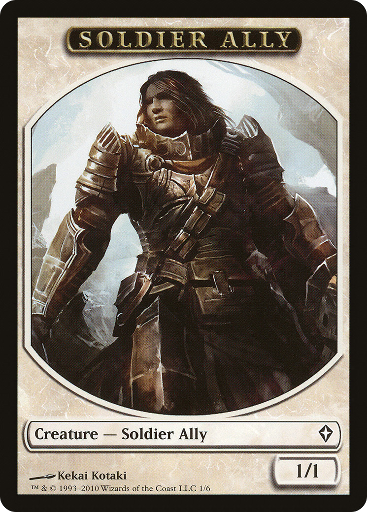 Soldier Ally Token (WWK-001) - Worldwake Tokens