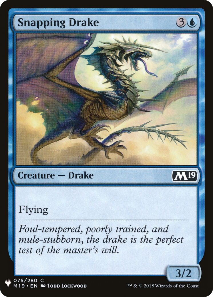 Snapping Drake (LIST-M19-75) - The List