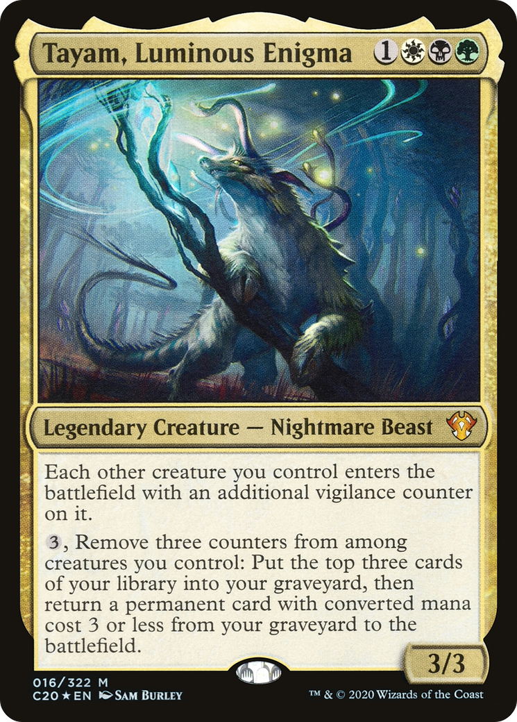 Tayam, Luminous Enigma (C20-016) - Commander 2020