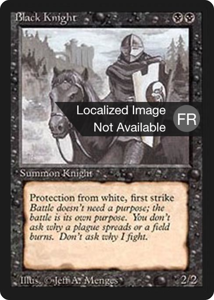Black Knight (FBB-) - Foreign Black Border