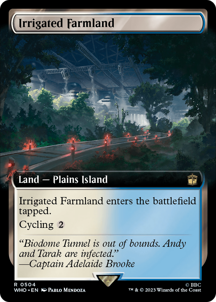 Irrigated Farmland (Extended Art) (WHO-504) - Doctor Who: (Extended Art) Foil