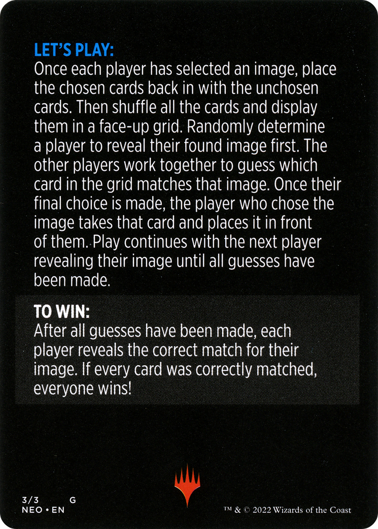 Cyber Simulacrum // Cyber Simulacrum (cont'd) (MNEO-003) - Kamigawa: Neon Dynasty Minigames
