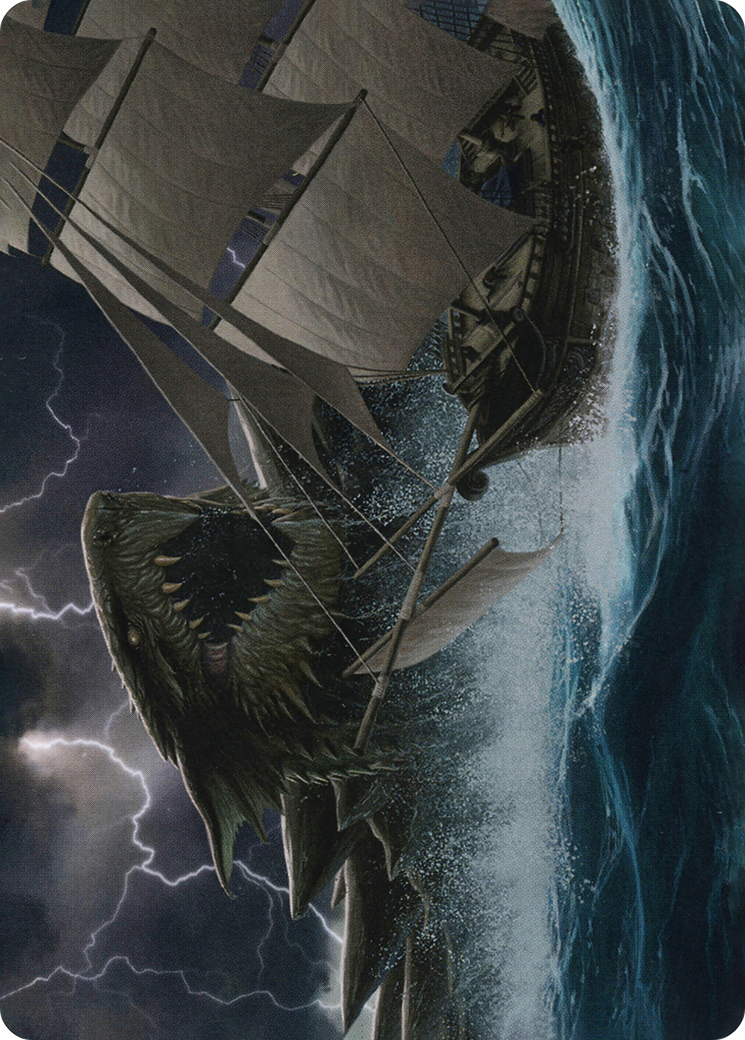 Dragon Turtle // Dragon Turtle (AAFR-010) - Adventures in the Forgotten Realms Art Series (Borderless) Foil