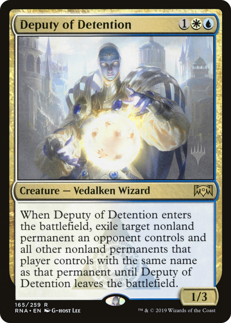 Deputy of Detention (PPELD-165P) - Ravnica Allegiance Promos Foil