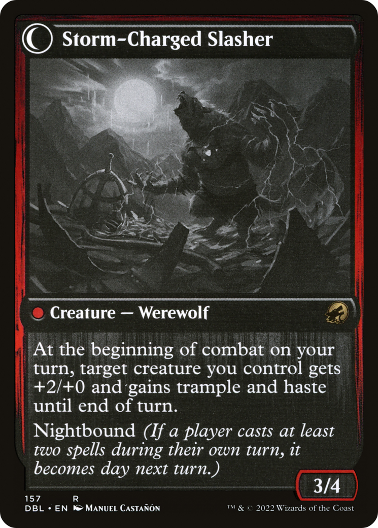 Reckless Stormseeker (DBL-157) - Innistrad: Double Feature: (Double Faced Transform) Foil