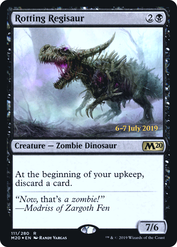 Rotting Regisaur [Core Set 2020 Prerelease Promos]