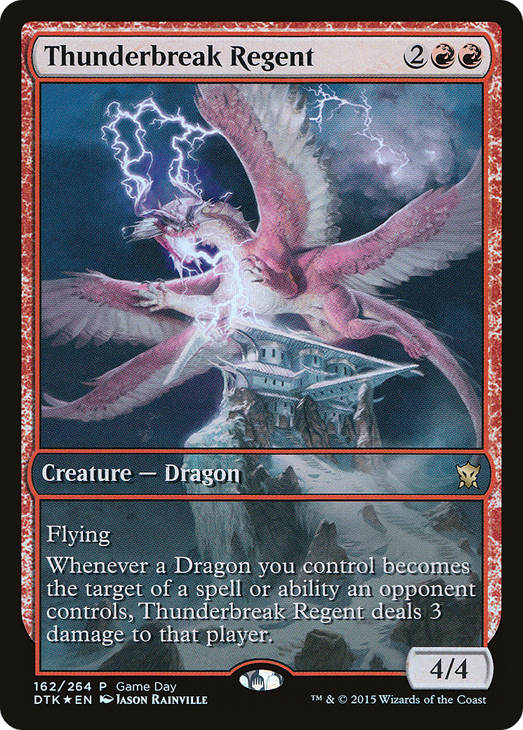 Thunderbreak Regent (GAME-162) - Dragons of Tarkir Promos Foil