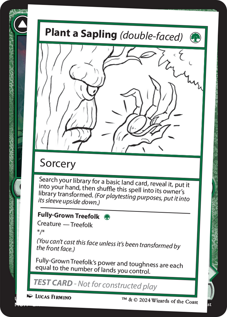 Plant a Sapling (double-faced) (MB2PC-) - Mystery Booster 2