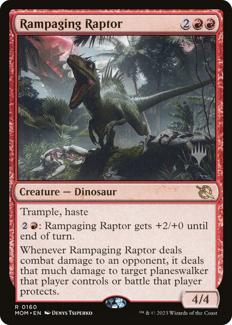 Rampaging Raptor (PPMOM-160) - March of the Machine Promos