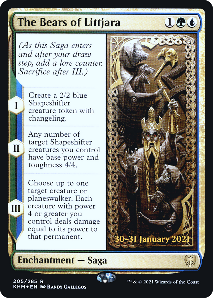 The Bears of Littjara (PRE-205) - Kaldheim Promos Foil