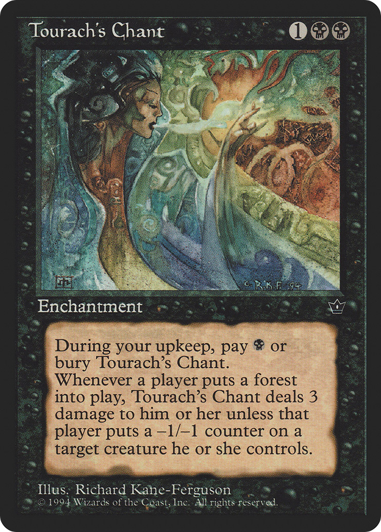 Tourach's Chant (FEM-) - Fallen Empires