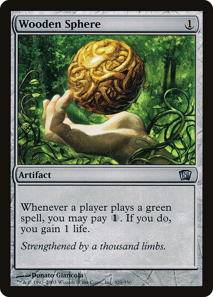 Wooden Sphere (8ED-321) - 8th Edition