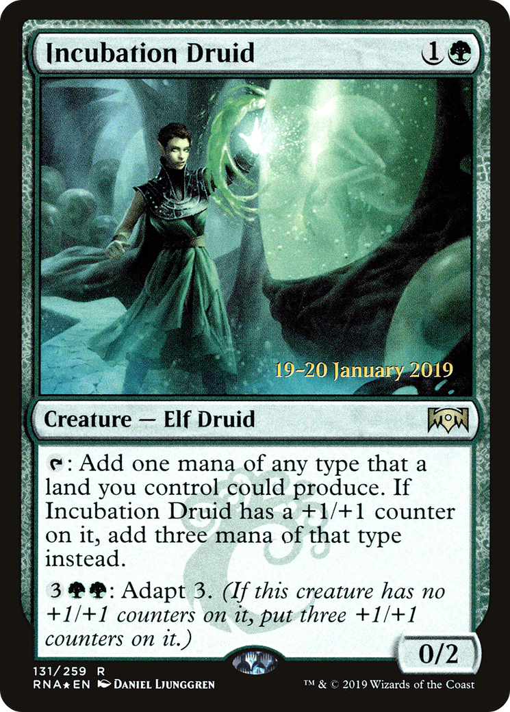 Incubation Druid (PRE-131) - Ravnica Allegiance Promos Foil