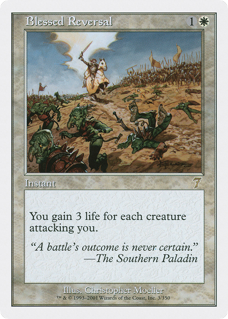 Blessed Reversal (7ED-003) - 7th Edition Foil