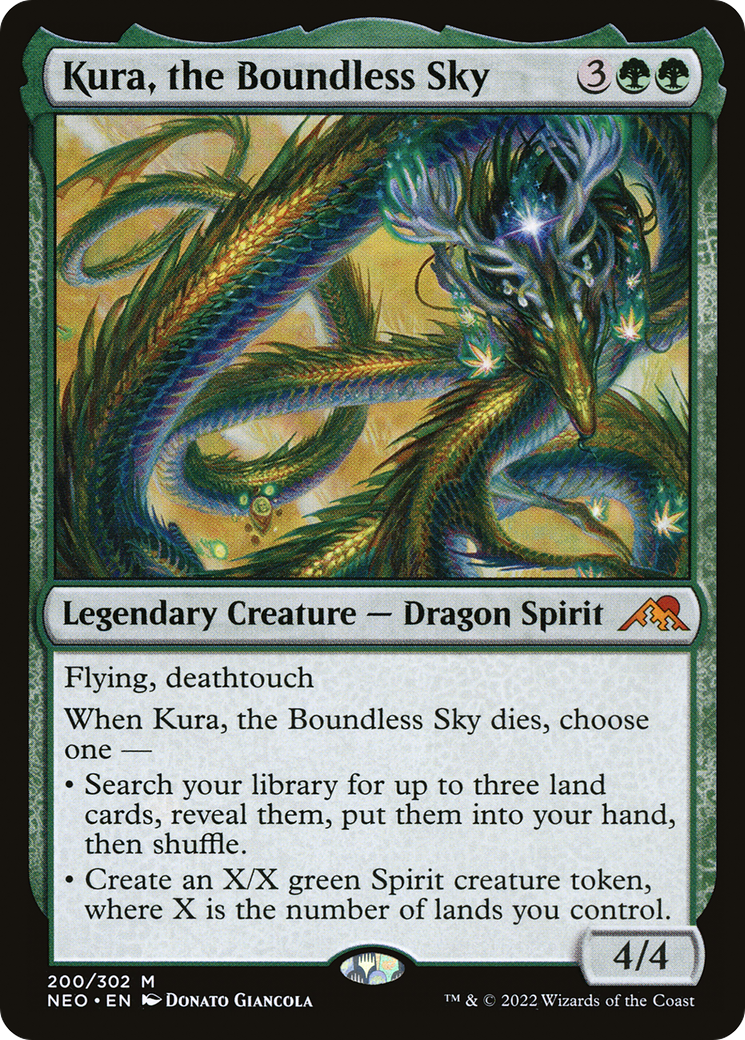 Kura, the Boundless Sky (NEO-200) - Kamigawa: Neon Dynasty Foil