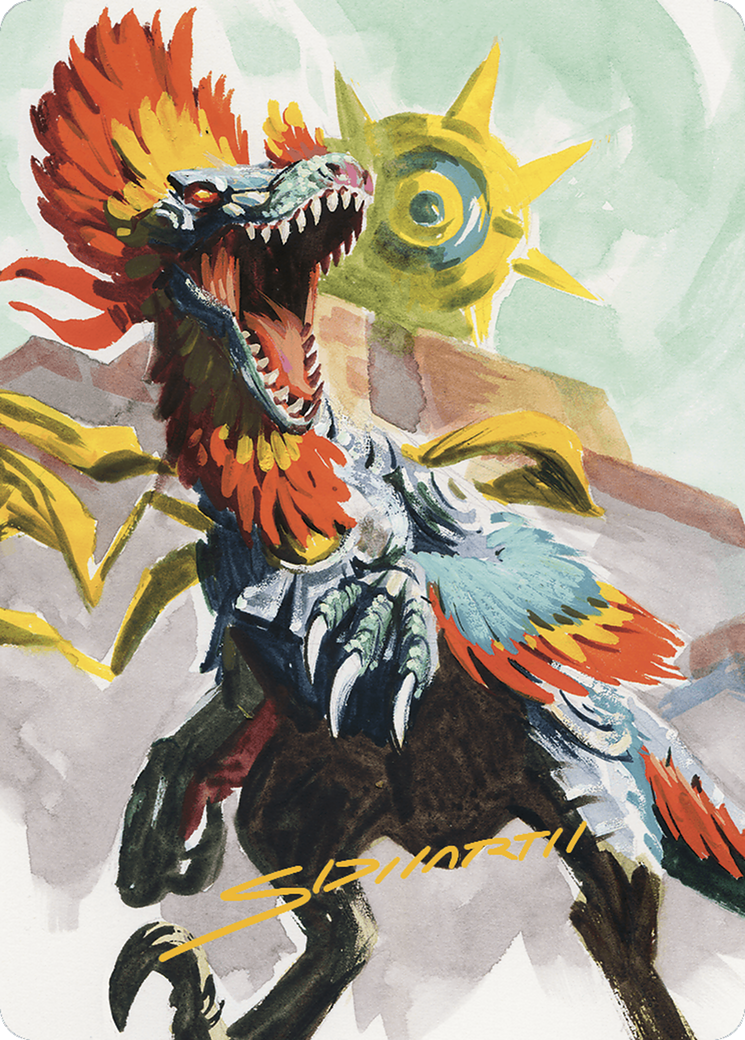 Pantlaza, Sun-Favored // Pantlaza, Sun-Favored (ALCI-075) - The Lost Caverns of Ixalan Art Series (Borderless)