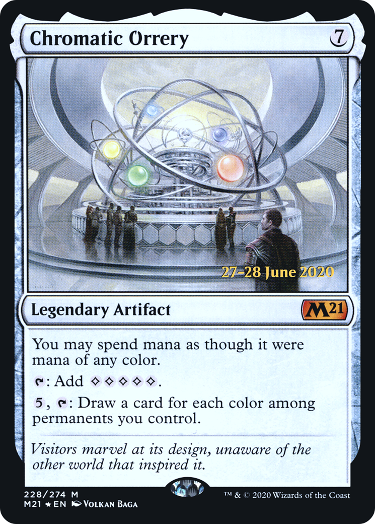 Chromatic Orrery (PRE-228) - Core Set 2021 Promos Foil