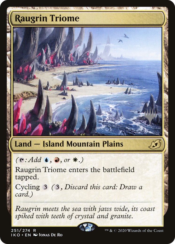 Raugrin Triome (PPIKO-251) - Ikoria: Lair of Behemoths Promos Foil