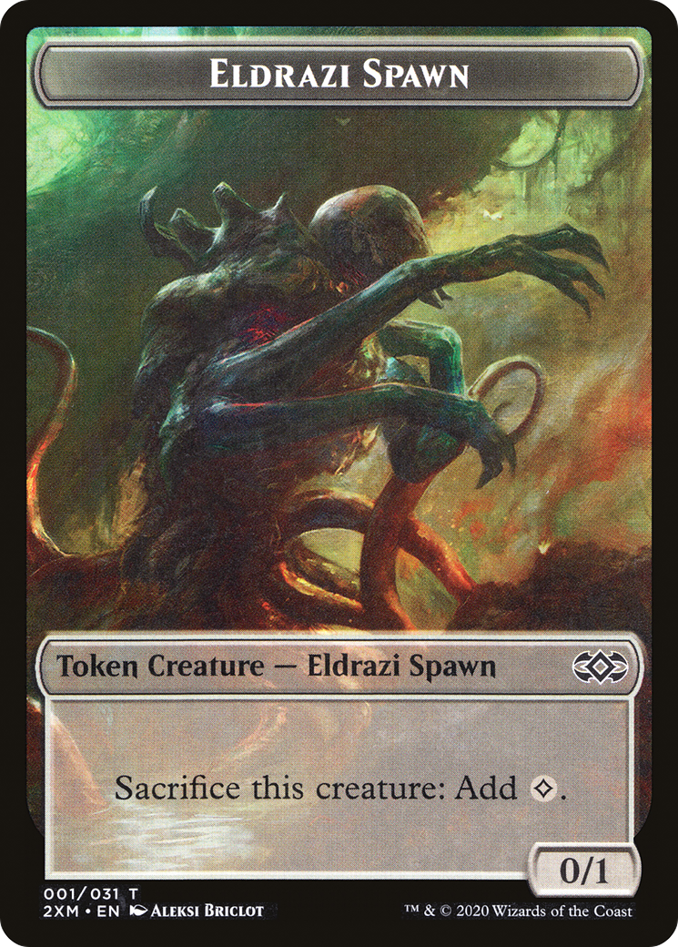 Eldrazi Spawn (T2XM-001) - Double Masters Tokens Foil