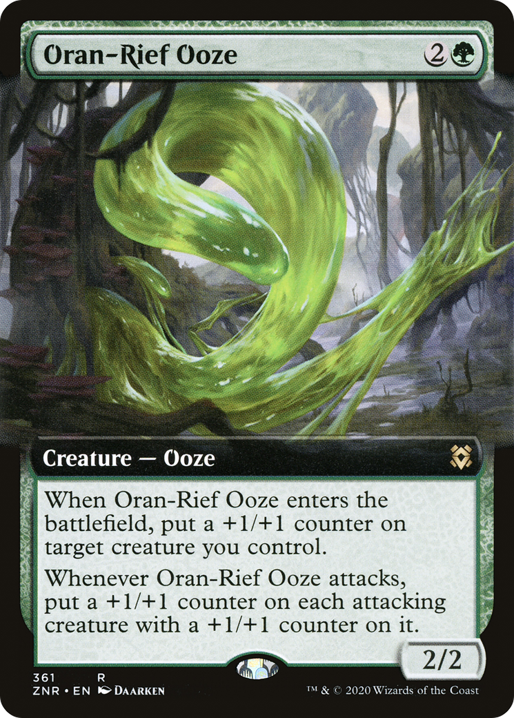 Oran-Rief Ooze (Extended Art) (ZNR-361) - Zendikar Rising: (Extended Art)