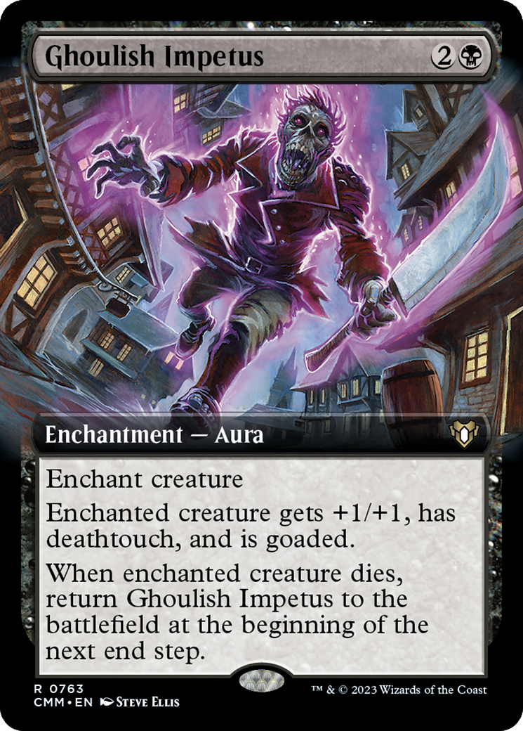 Ghoulish Impetus (Extended Art) (CMM-763) - Commander Masters: (Extended Art)