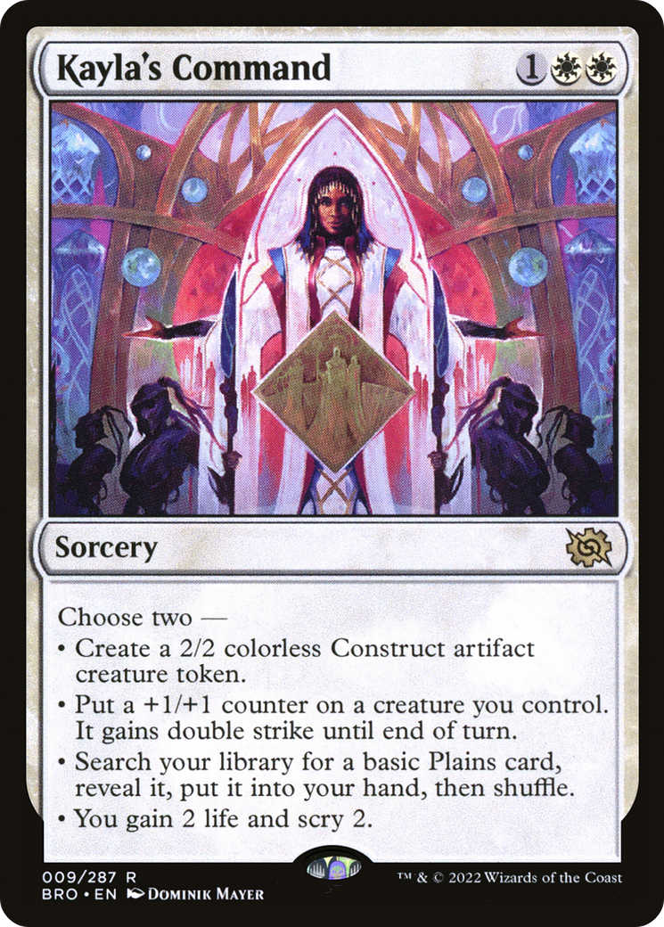 Kayla's Command (BRO-009) - The Brothers' War Foil