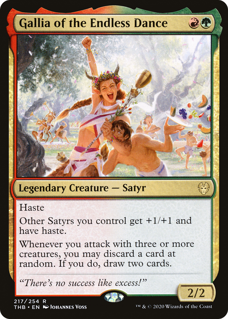 Gallia of the Endless Dance (THB-217) - Theros Beyond Death Foil