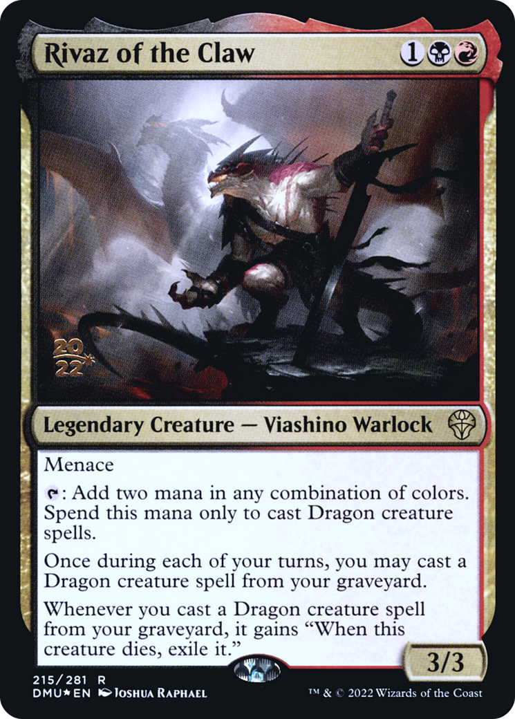Rivaz of the Claw (PRE-215) - Dominaria United Promos Foil