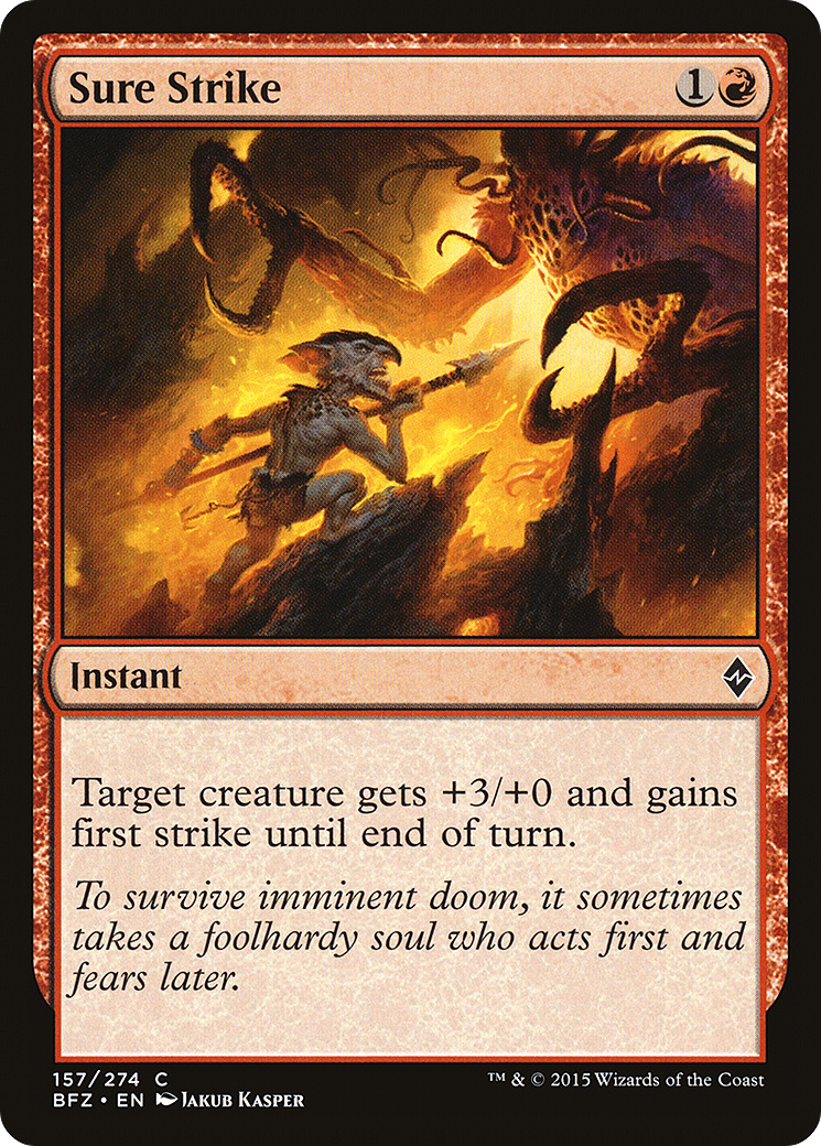 Sure Strike (BFZ-157) - Battle for Zendikar Foil
