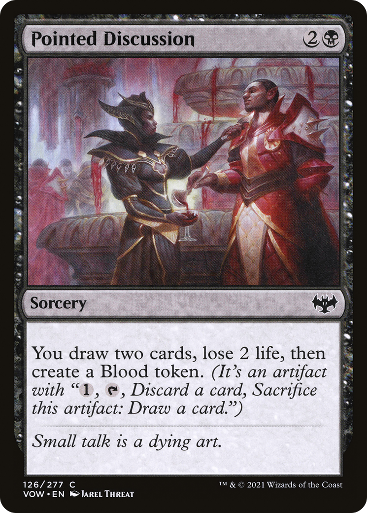 Pointed Discussion (VOW-126) - Innistrad: Crimson Vow Foil