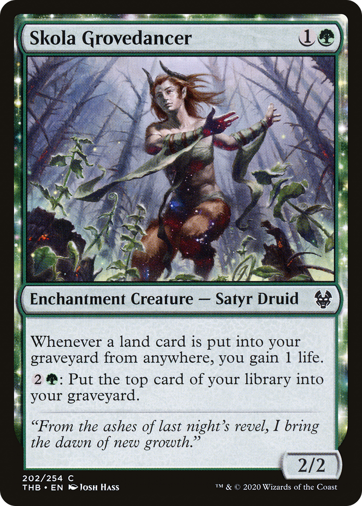 Skola Grovedancer (THB-202) - Theros Beyond Death: (enchantment) Foil