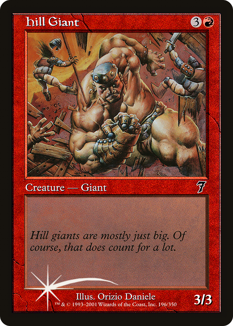 Hill Giant (7ED-196) - 7th Edition Foil