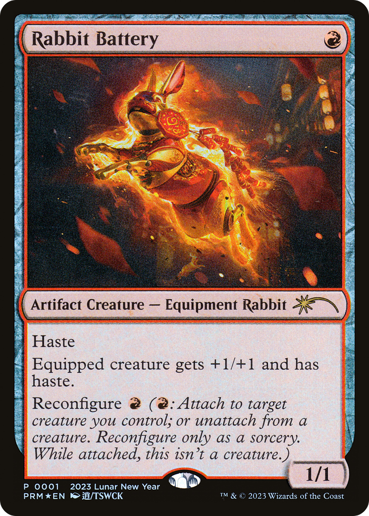 Rabbit Battery (Year of the Rabbit 2023) (UMP-001) - Year of the Rabbit 2023 Foil