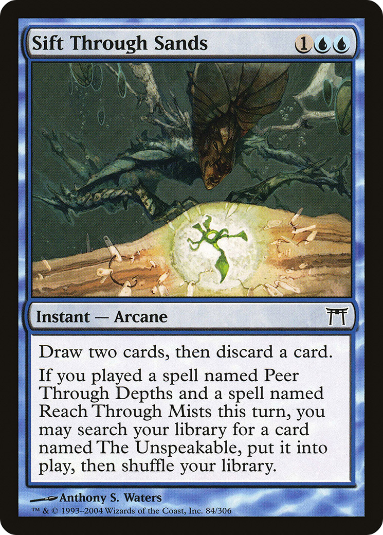 Sift Through Sands (CHK-084) - Champions of Kamigawa