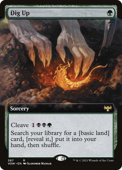 Dig Up (Extended Art) [Innistrad: Crimson Vow]