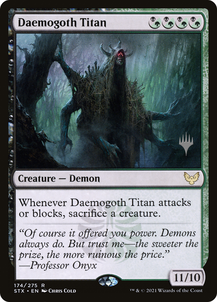 Daemogoth Titan (PPSTX-174) - Strixhaven: School of Mages Promos Foil